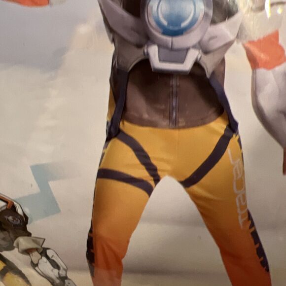 Overwatch Tracer Halloween Costume Boy Child Medium 7-8, Jumpsuit, Vest, Goggle - Picture 4 of 16